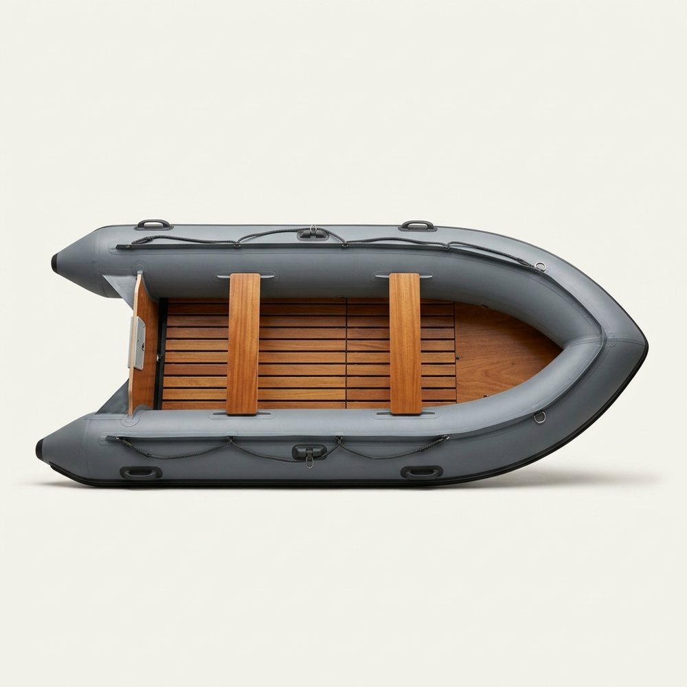 OZEAM 300 Inflatable Boat, Wooden Floor and Keel
